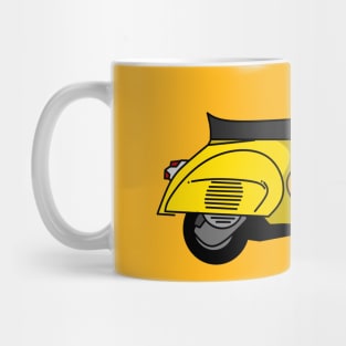 yellow scooter Mug